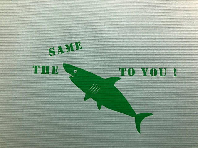 活版印刷サメ